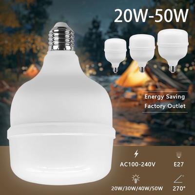 50W LED Bulb E27 AC 110V 220V LED Lamp 20W 30W 40W Lampada LED Light Bombilla Spotlight Lighting Lamp for Home Derection