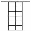 Vidaxl Sliding Door With Hardware, 102X205 Cm, ESG Glass And Aluminum