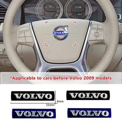 Rattdekal 35mmx8mm Bilmärke Klistermärke För XC90 XC60 XC40 S60 V90 S40 V40 V60 S80L Före 2009 Volvo Klistermärke