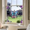Colorful Window Film PVC Electrostatic Church Glass Decal Wall Sticker Art Mural Wallpaper for Home Decoration