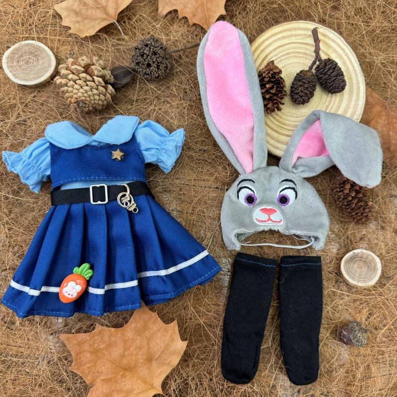 BJD Doll Clothes 30cm 1/6 Scale Winter Dress and Cute Hat Accessories for Girl's Gift Outfit
