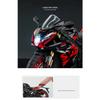 1/12 Suzuki GSX-R1000R Alloy Sports Motorcycle Model Diecast Street Cross-Country Motorcycle Model Sound and Light Kids Toy Gift