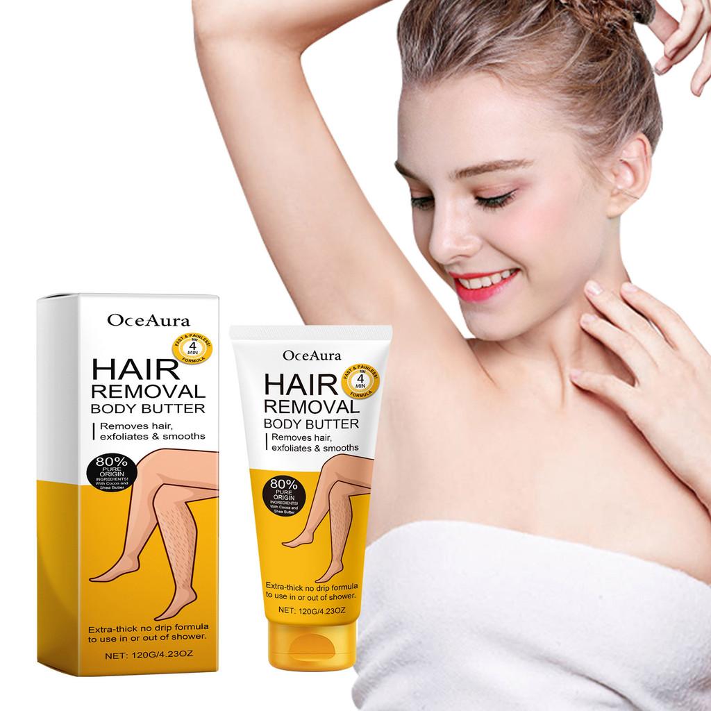 Oceaura Gentle Hair Removal Cream Ideal For Sensitive Skin Underarms And Legs 120g