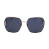 Gucci Hollow Double G Interlocking Design Fashion Versatile Irregular Shape Sunglasses Women sunglasses GG1207SA-002