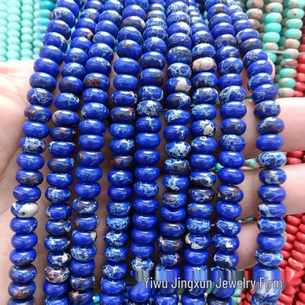 100 Natural Stone 5x8mm Abacus Beads for Jewelry Making – Bracelets & Necklaces