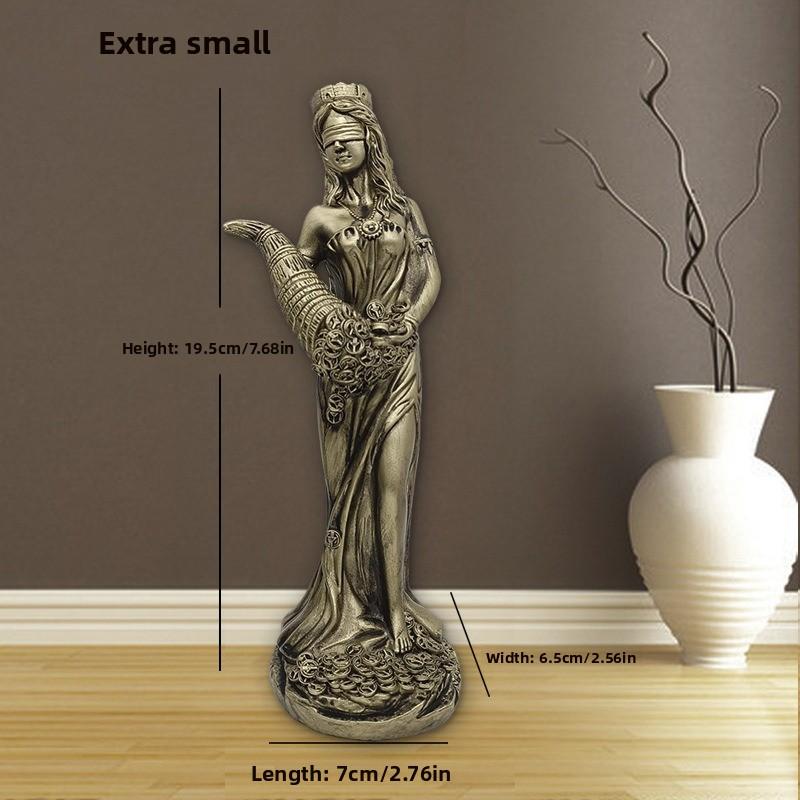 

Greek Goddess of Wealth Statue Lucky Decor for Office Cashier Desk Opening Gift