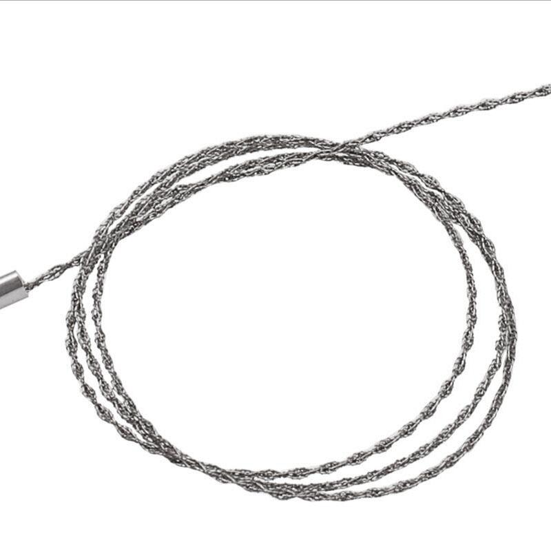 Steel Wire 28"/ 72cm String Sawhand Tool Wire Outdoor Camping Wood Cut