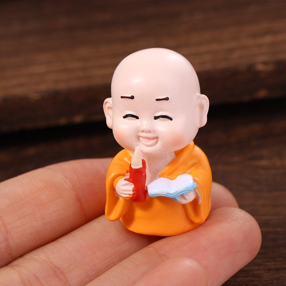 Resin Crafts Mini Cute Desktop Decor Garden Trinkets Small Ornament Buddha Ornaments Mini Figurine