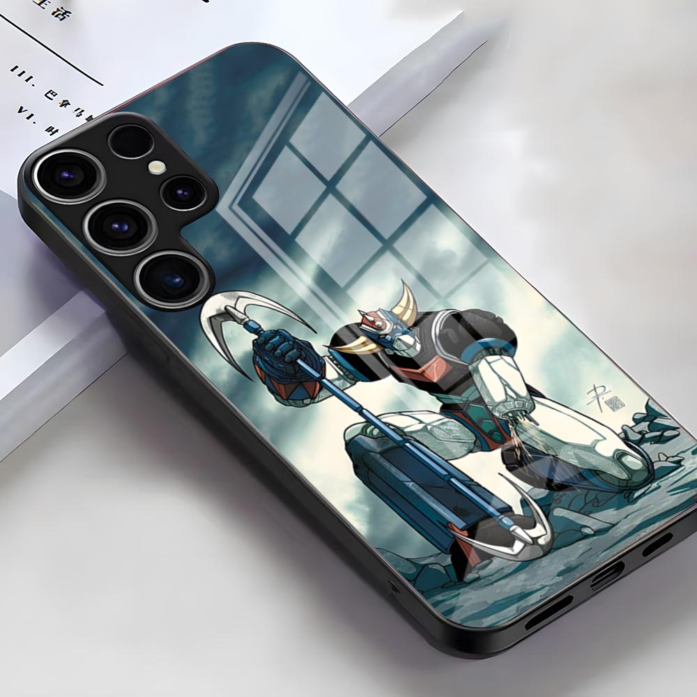 UFO ROBO GRENDIZER GOLDORAK Phone Case For Samsung S25 Edge Ultra S23 S22 S21 S20 Ultra Plus S24 Fe A54 A53 A25 Glass Cover
