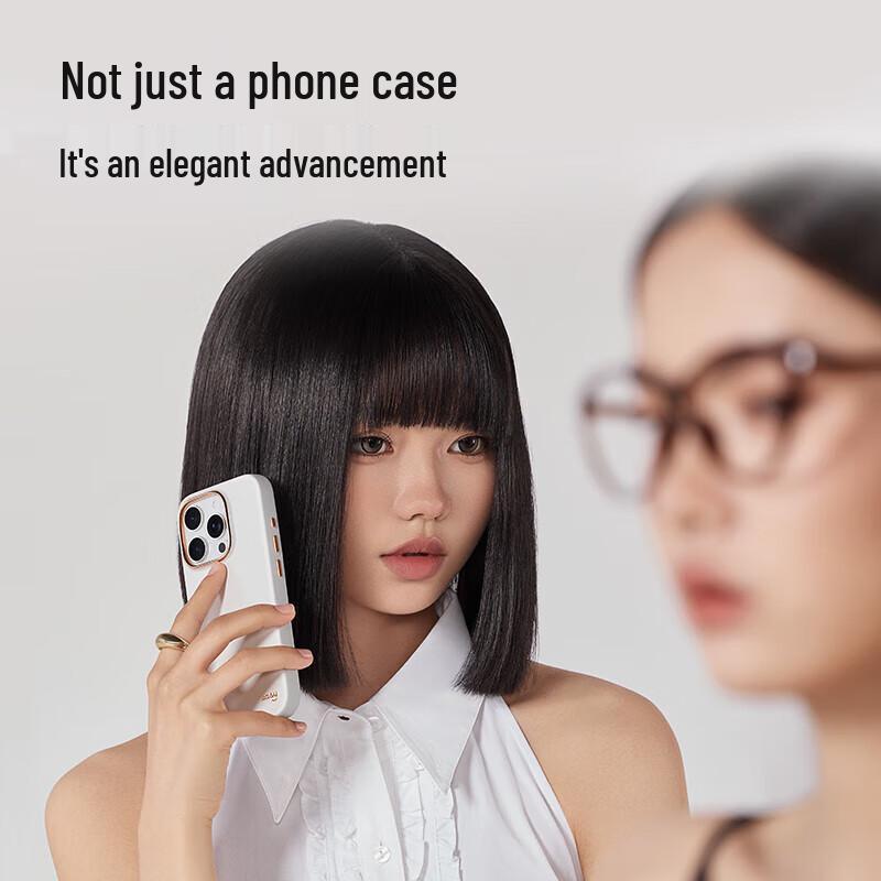 EasyAcc iPhone 16 Magnetic Leather Phone Case