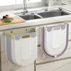 1pc Foldable Trash Can Space-Saving Modern Minimalist Rectangular Design, Durable Plastic Portable Countertop Bin for Kitchen & Bathroom