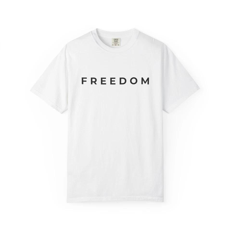 Freedom T-Shirt - Charlie Kirk Inspired Cotton Tee, Freedom of Speech Shirt M