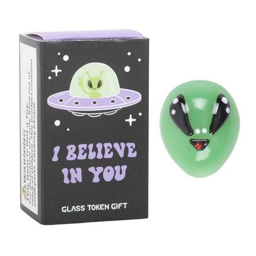 Something Different Glass Alien Ornament (Pack of 24)