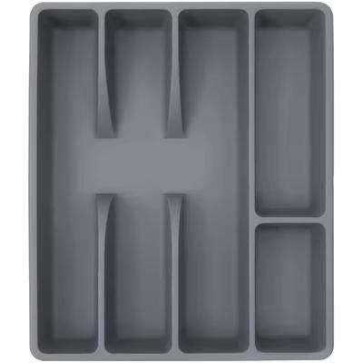 1pcs Storage Rack Organizer Box Utensil Organizer Cutlery Organizer Tray Plastic Flatware Organizers Kitchen Storage Trays