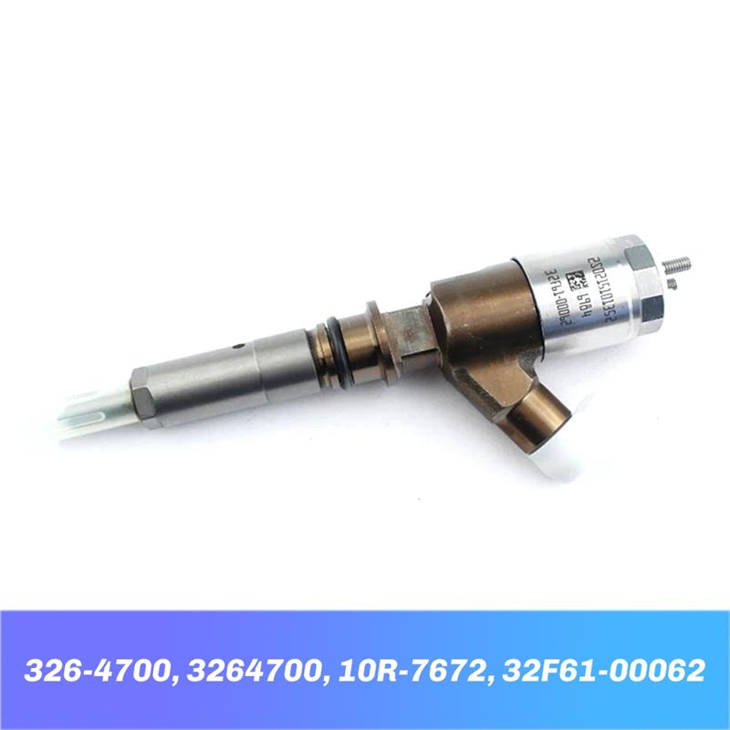 Common Rail Injector Fuel Injector For Car Engine CAT 320D 321D 323D C-6 C6 32F61-00062 326-4700 3264700 10R-7672-A99D
