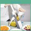 Gemüse 5-in-1 Manuell Schneider Multifunktionsschneider Kartoffelschneider Hackmesser Pommes Frites Raspel Hersteller Schäler Küchenhelfer