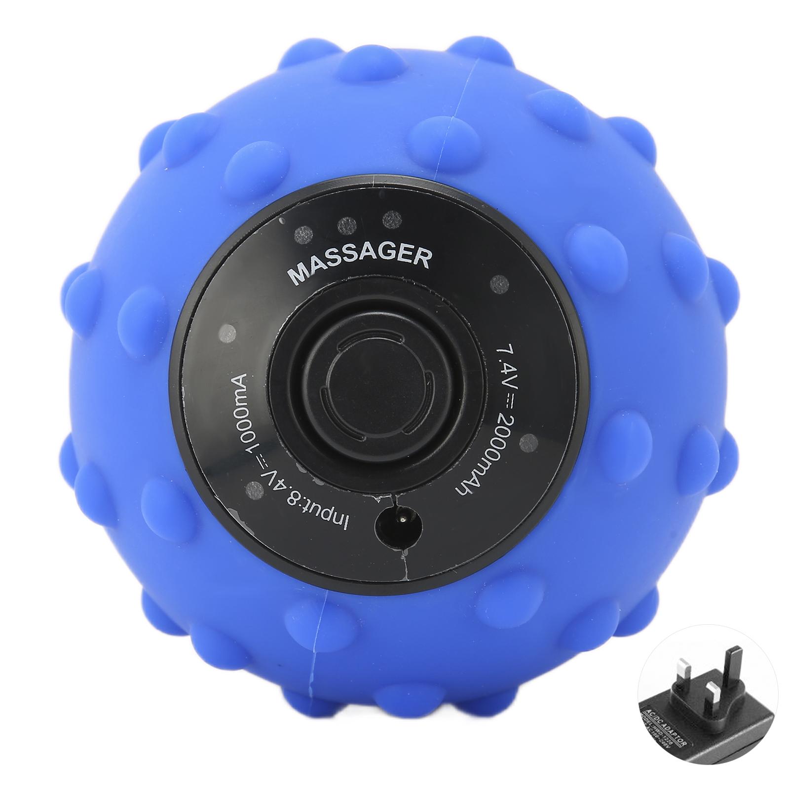 

Вибрационный массажный мяч 4 скорости расслабляющий мышцы электрический фитнес-мяч 100‑240 В UK Plug