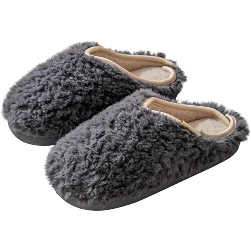 Room shoes, warm slippers, winter, warm slippers, indoors, unisex, fluffy, lightweight, washable