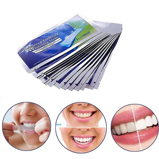 2Pcs Whitening Strip Lightweight Oral Care Safe Teeth Whitening Strips