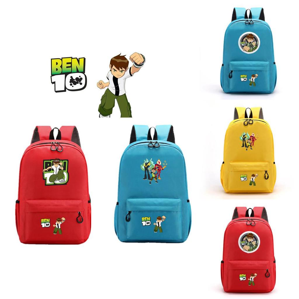Ben 10 Kids School Backpack With Breathable Lightweight Polyester For Middle School Students