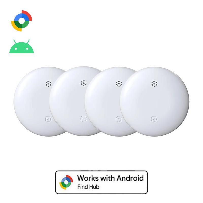 1-4Pcs GPS Tracker Android Finder Compatible with Google Find Hub (Android Only) Key Wallet Finder Anti-Lost Tag
