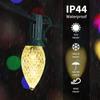 25 Pack C7 Led Replacement Christmas Light Bulb, C7 Shatterproof Led Bulbs for Christmas String Lights, E12 Candelabra Base, Commercial Grade