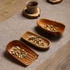 Handmade Bamboo Tea, Old Bamboo Root Tea Lotus Retro Japanese Special-shaped Waking Teaspoon Tea Shovel Tea Ceremony Spare Parts