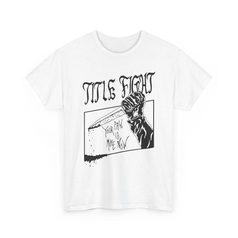 

Title Fight Band T-Shirt Hardcore Punk Graphic Tee Summer Men s and Women s Loose and Breathable T-shirt Top 3XL