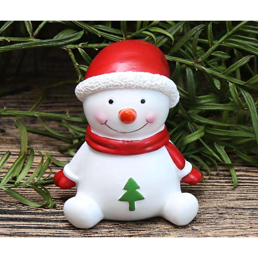 Hand-painted Resin Christmas Decoration Santa Claus Elk Animal Party Supplies