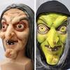 Witch Face Latex Mask Halloween Party Horror Costume Accessory And Prop Decor