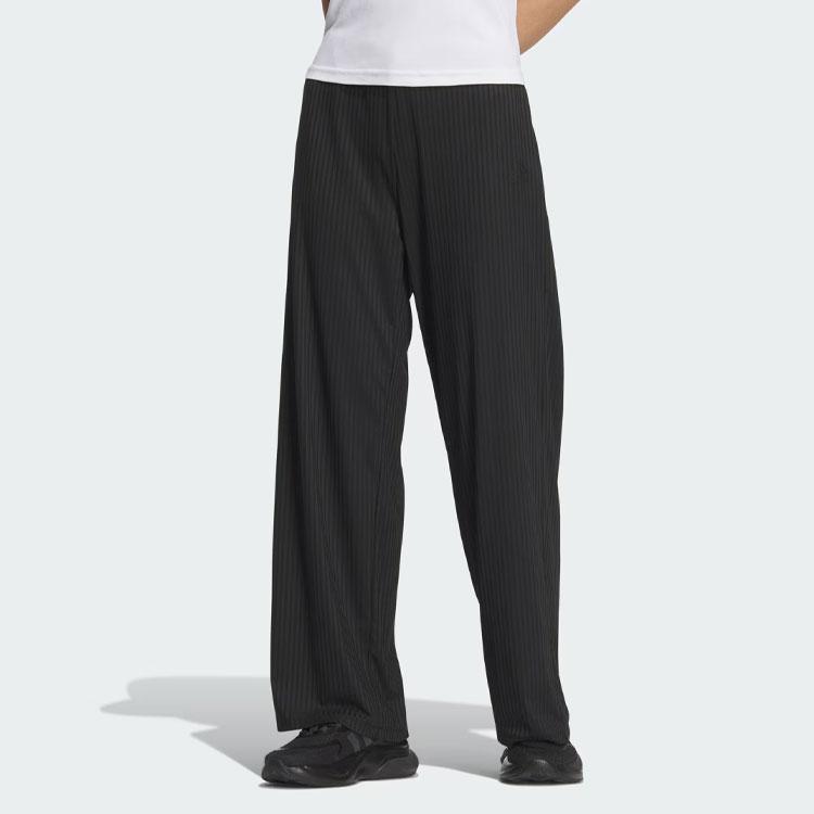 New Adidas Cool Feeling Wide Joggers Casual Pants Women's Black JC5665