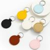 Slim PU Keychain With Reinforced Metal Clip Light Weight Key Management Solution For Home And Vehicle Key