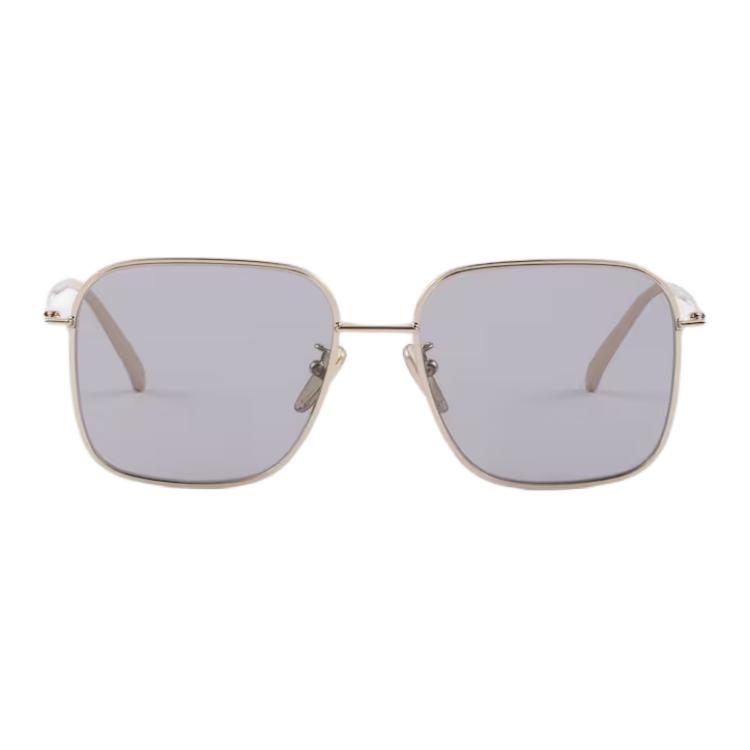 

Prada Fashion Elegant Engraved Logo Metal Square Sunglasses Women sunglasses Light-Gold SPRC54_EZVN_FE50Q_C_057 Basic Packaging-Eyeglass Case+Box