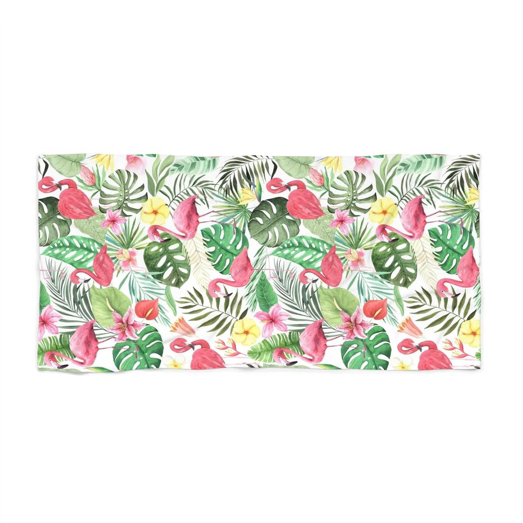 Flamingo Microfiber Beach Towel Quick Dry Lightweight Oversized Absorbent Towel for Vacation Camping Po Ideal Gift for Family