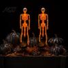 Decorative Solar Powered Garden Lamps 2Pcs Skeleton Stake Light, Halloween Glowing Realistic Figurine, Waterproof Durable Plastic Decorations Outdoor