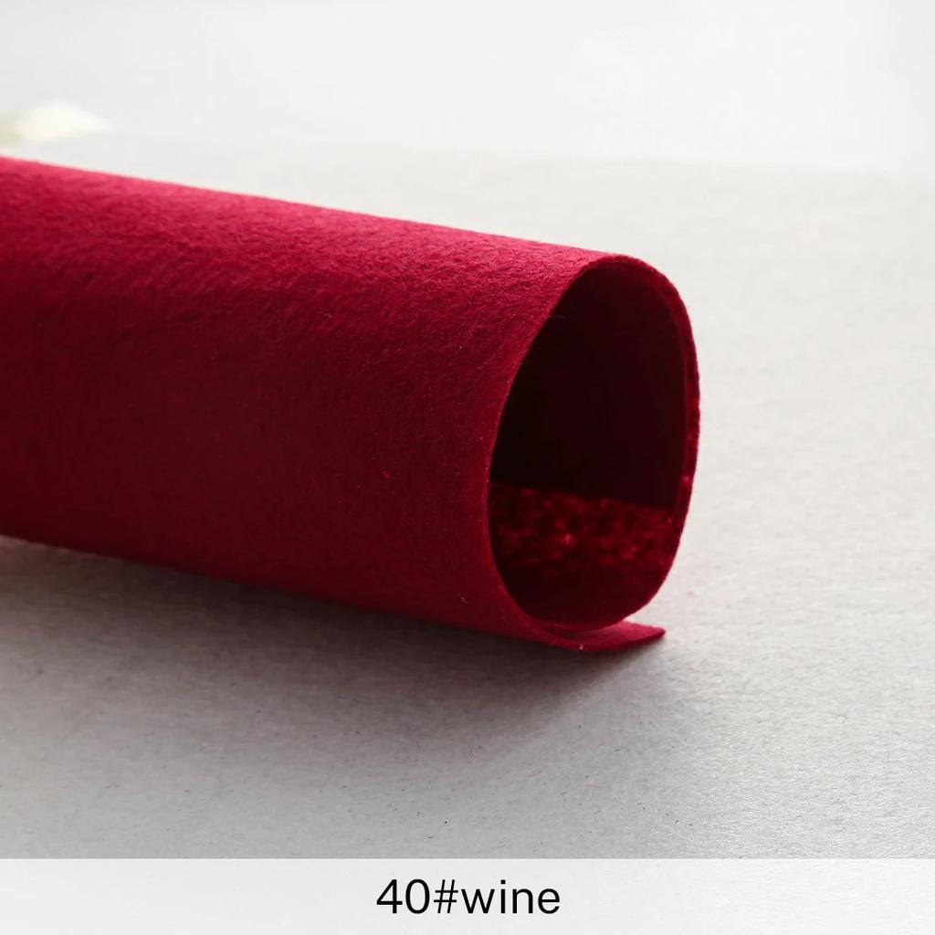 90x45cm Soft Felt Fabric Non-woven Felt Fabric Sheet Patchwork DIY Sewing Dolls Crafts Accessories Material 1mm Thick TJ10300