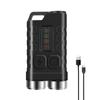 Mini-Taschenlampe, LED-Schlüsselanhänger-Taschenlampe, wiederaufladbar, wasserdicht, mit 5 Stufen