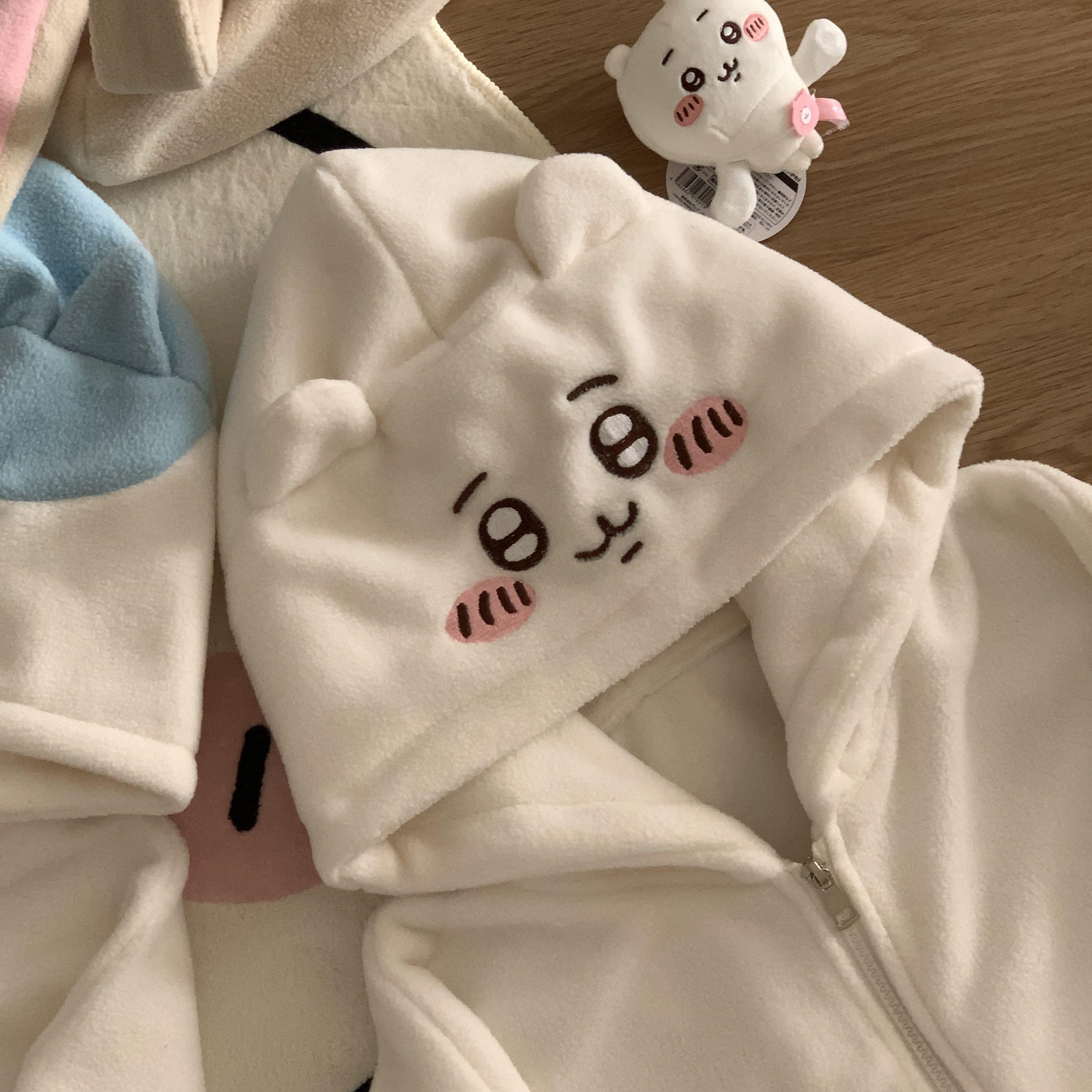 

Уличная одежда с капюшоном на молнии Y2K Женская одежда Harajuku Gothic Kawaii Милая вышивка Оверсайз с капюшоном Толстовка Куртка Пальто S