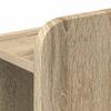 Headboard Cabinet with Storage Sonoma Oak Wood Material