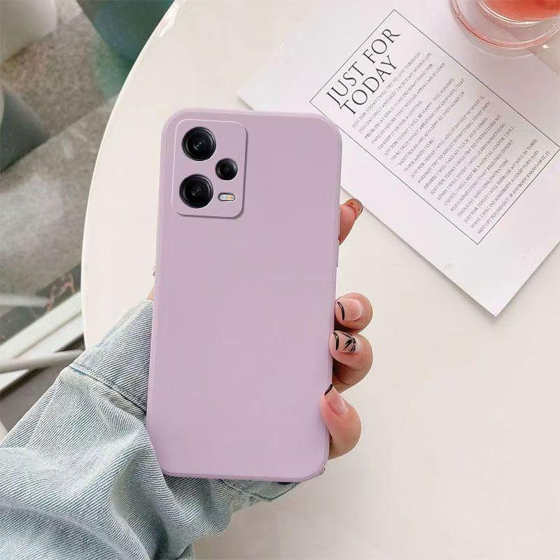 For Xiaomi Redmi Note 12 5G POCO X5 5G Square Silicone Phone Case Redmi Note12 Pro Pro+ Plus 5G Shockproof Protective Cover