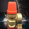 Color Gold Pressure Valve Easy Installation Inner and Outer Wire Brass Safety Valve Efficient Pressure Control Brass Material