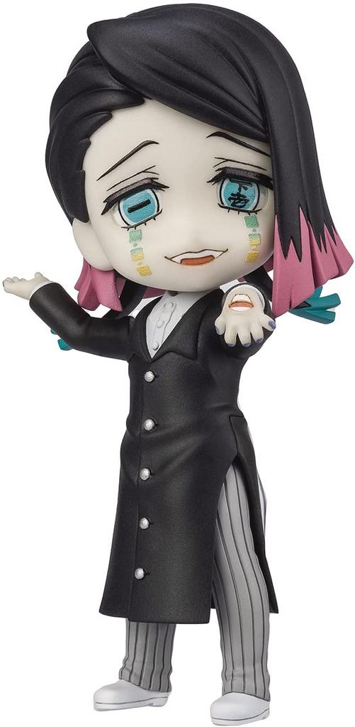 TAMASHII NATIONS Figuarts miniaturní pohyblivá figurka démona Kimetsu no Yaiba Enmu, velikost 90 mm, malovaná pohyblivá figurka Slayer, cca. PVC a ABS