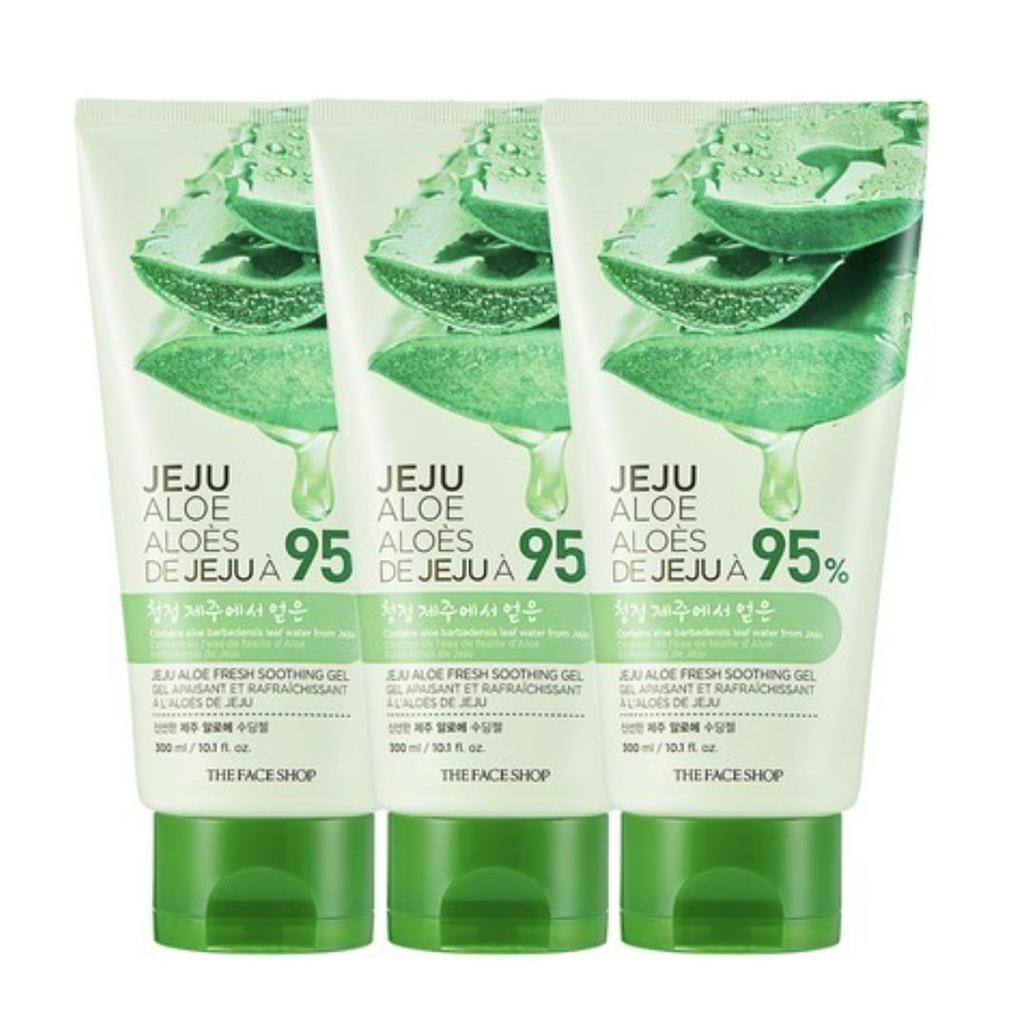 THE FACE SHOP Fresh Jeju Aloe Soothing Gel (300ml)