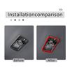 Red Carbon 2nd Row Seat Belt Buckle Frame Sticker For Honda Pilot 2016-