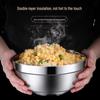 304 Stainless Steel Double-Layer Serving Bowl, 11.5cm
