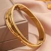 Hot-selling titanium steel bracelet, girls' high-end sense of fashion, popular light luxury in Europe and the United States, Gypsy star love diamond 