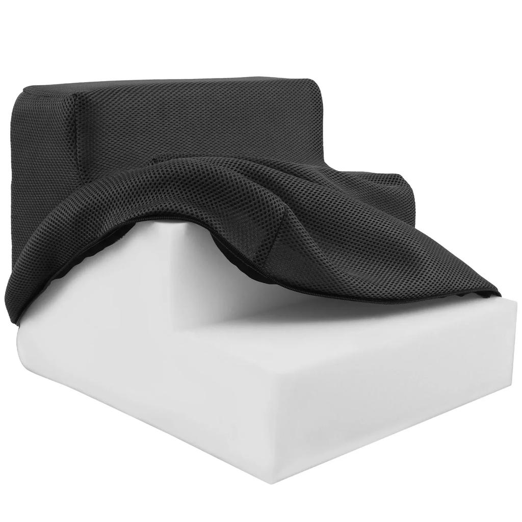 Schody dla psa kota 3 stopnie Wysoka gęstość Miękka pianka Antypoślizgowa rampa Schody treningowe Zdejmowany pokrowiec na wysokie łóżko lub kanapę