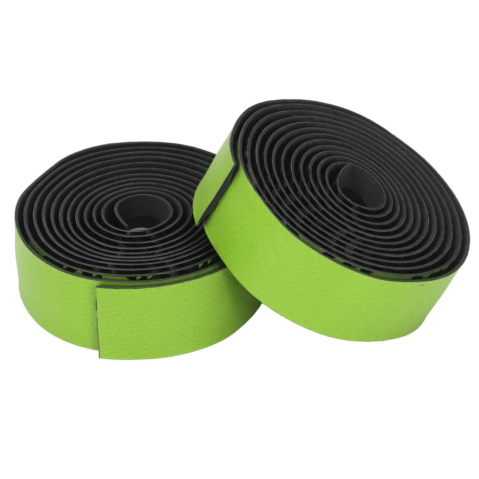 

1 пара Велосипедная обмотка руля Амортизирующая 2-цветный градиент Дышащая ПУ ЕВА Основа Самоклеящаяся