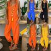 Stilvoller Damen-Freizeit-Jumpsuit mit lockerem Schnitt und ärmellosem Design für mühelosen Chic