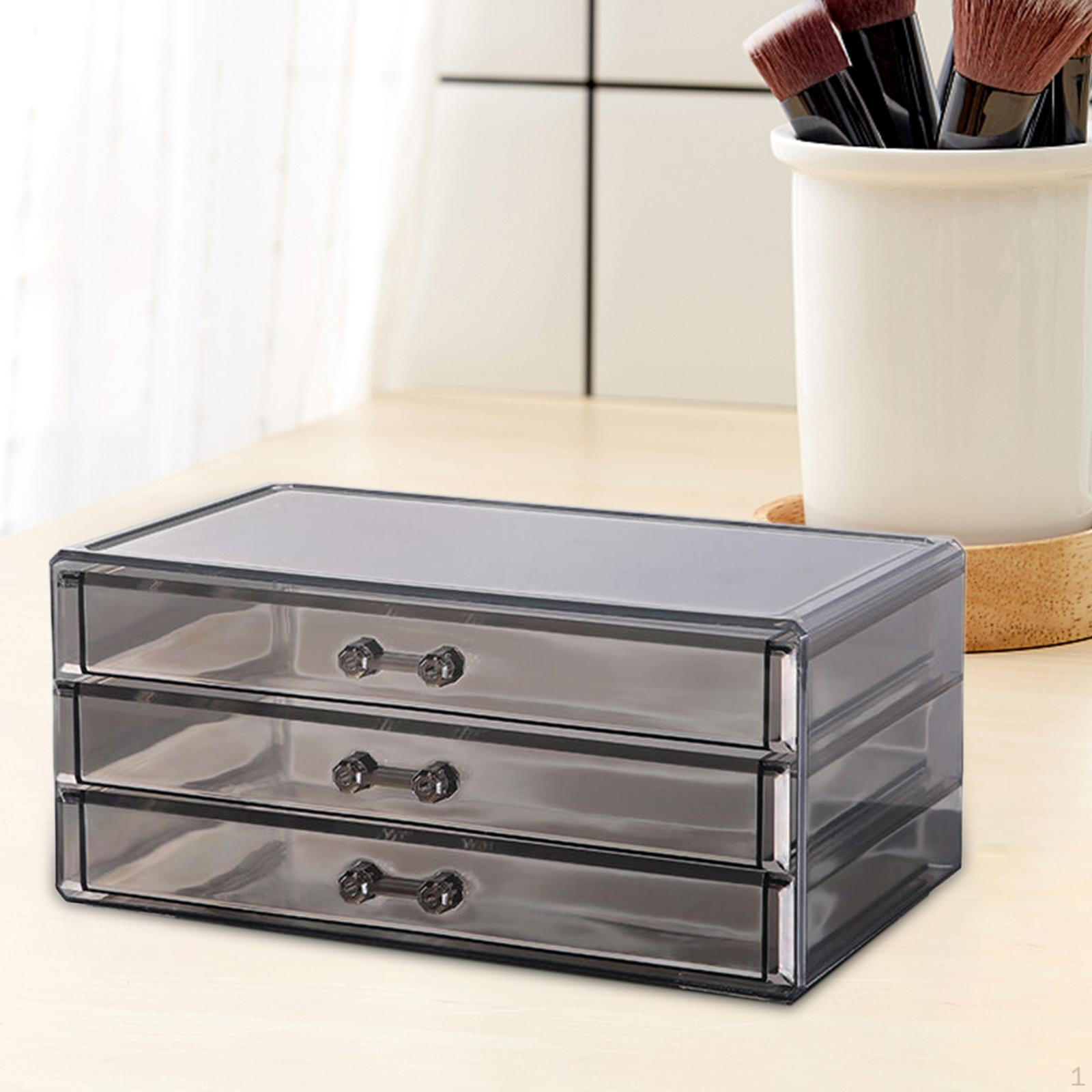 

Настольный органайзер с ящиком, контейнер для хранения офисных ящиков, универсальный держатель для ручек для дома Three Layer